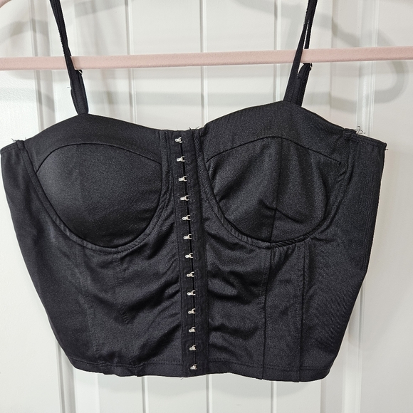 Black Bustier Top L - Picture 6 of 7